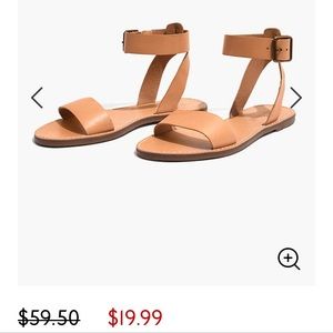 Madewell ankle strap sandals